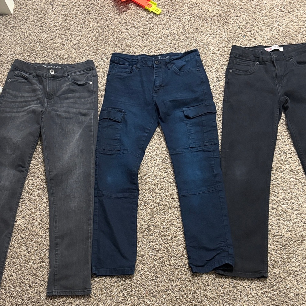 Levi's Kids Gray and Blue Jeans Trio